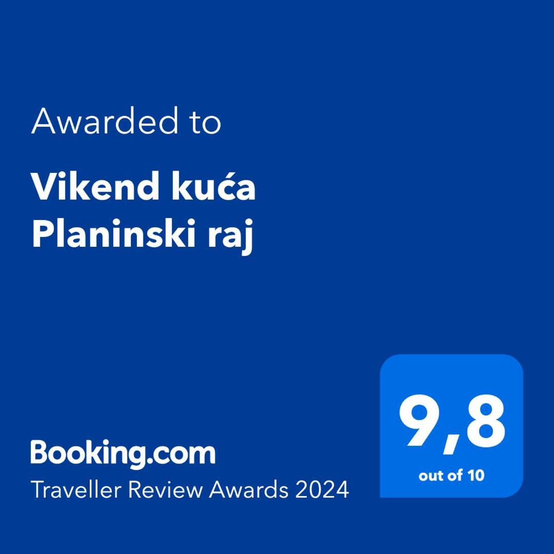 Vikend Kuca Planinski Raj Pale Esterno foto